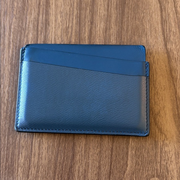 Smythson of Bond St blue Card Case id wallet credit card business - Picture 5 of 7